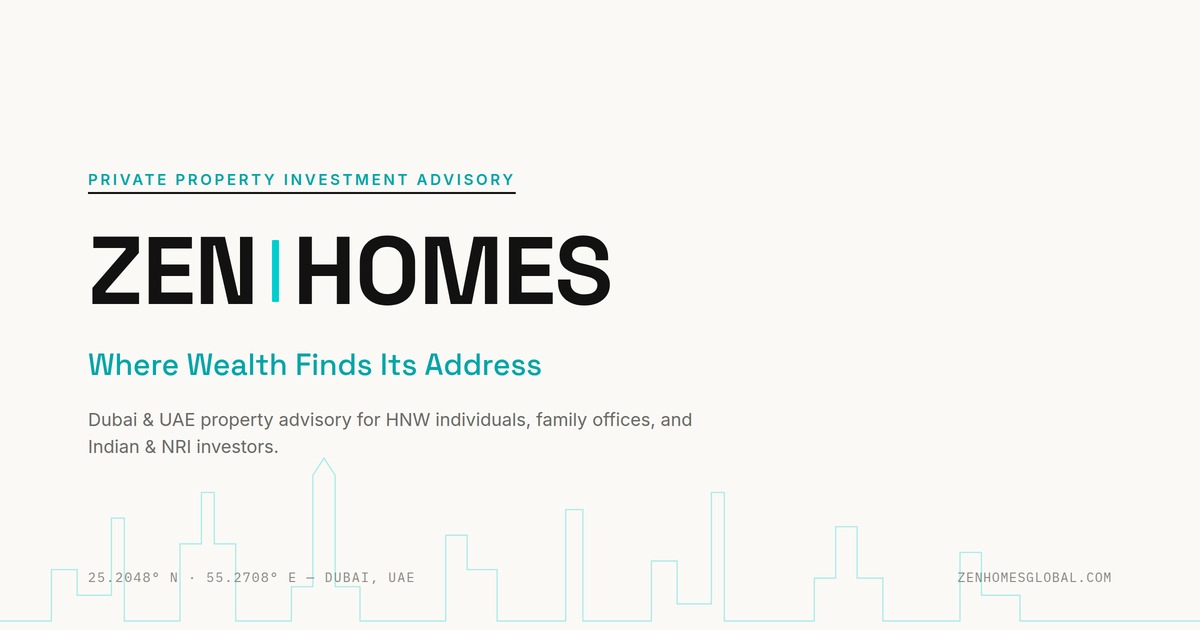 Zen Homes Global website artwork