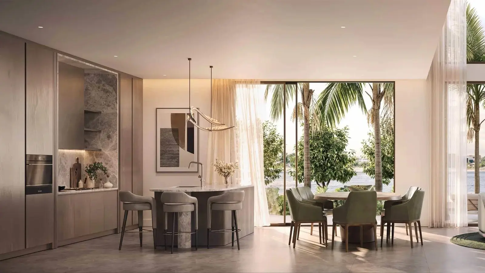 Yas Riva Reserve 4-bedroom villa render